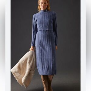 Curent Air layered sweater dress